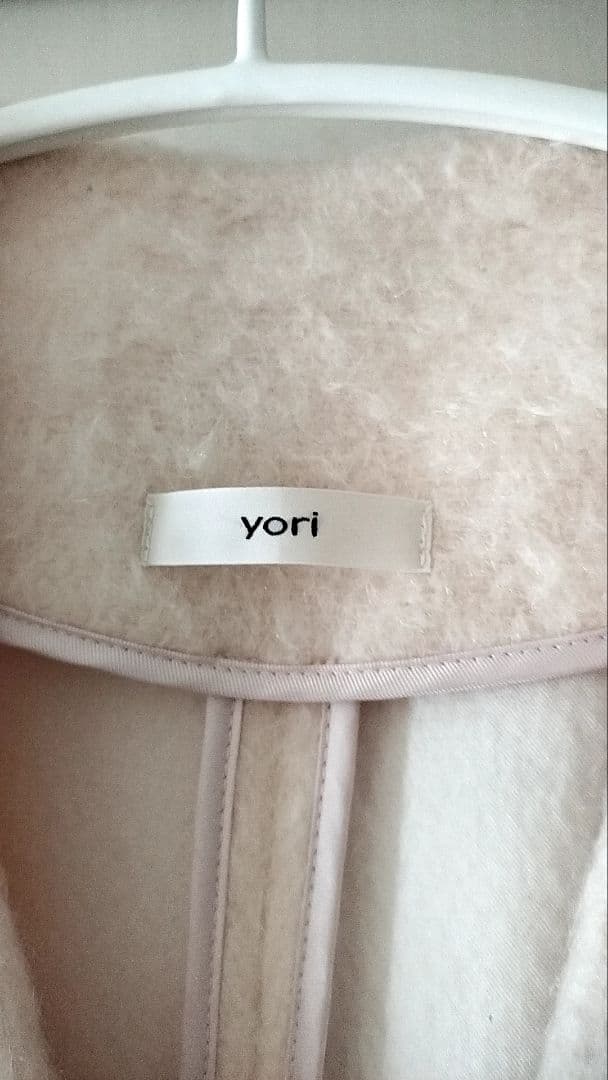 yori ウールモヘアシャギージャケット(ベビーピンク)