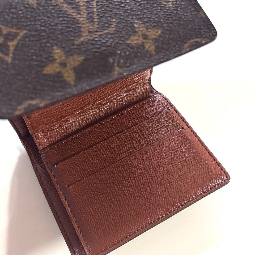 ルイヴィトン モノグラム ポルトモネ ビエ カルトクレディ 財布 Wホック