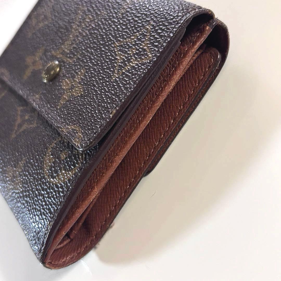 ルイヴィトン モノグラム ポルトモネ ビエ カルトクレディ 財布 Wホック