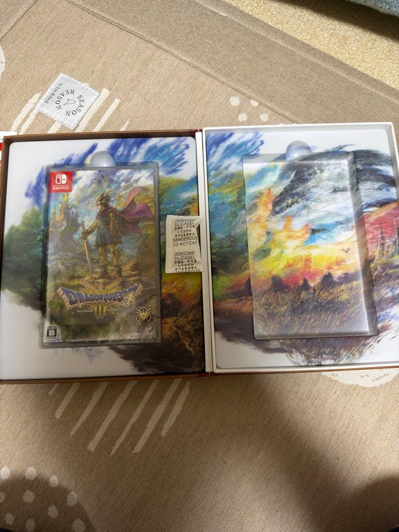 ブック型パッケージ収納ボックス ドラゴンクエスト3 Ⅲ ソフト未開封