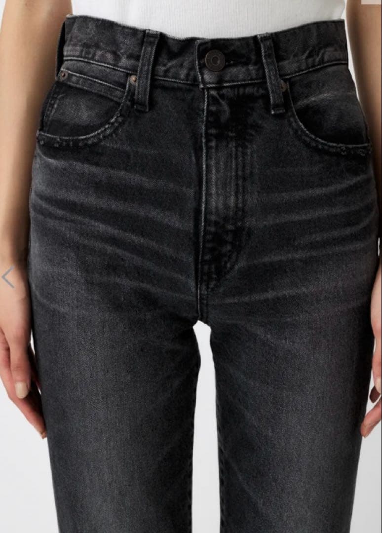 パンツ MOUSSY MVS BLACK FLARE