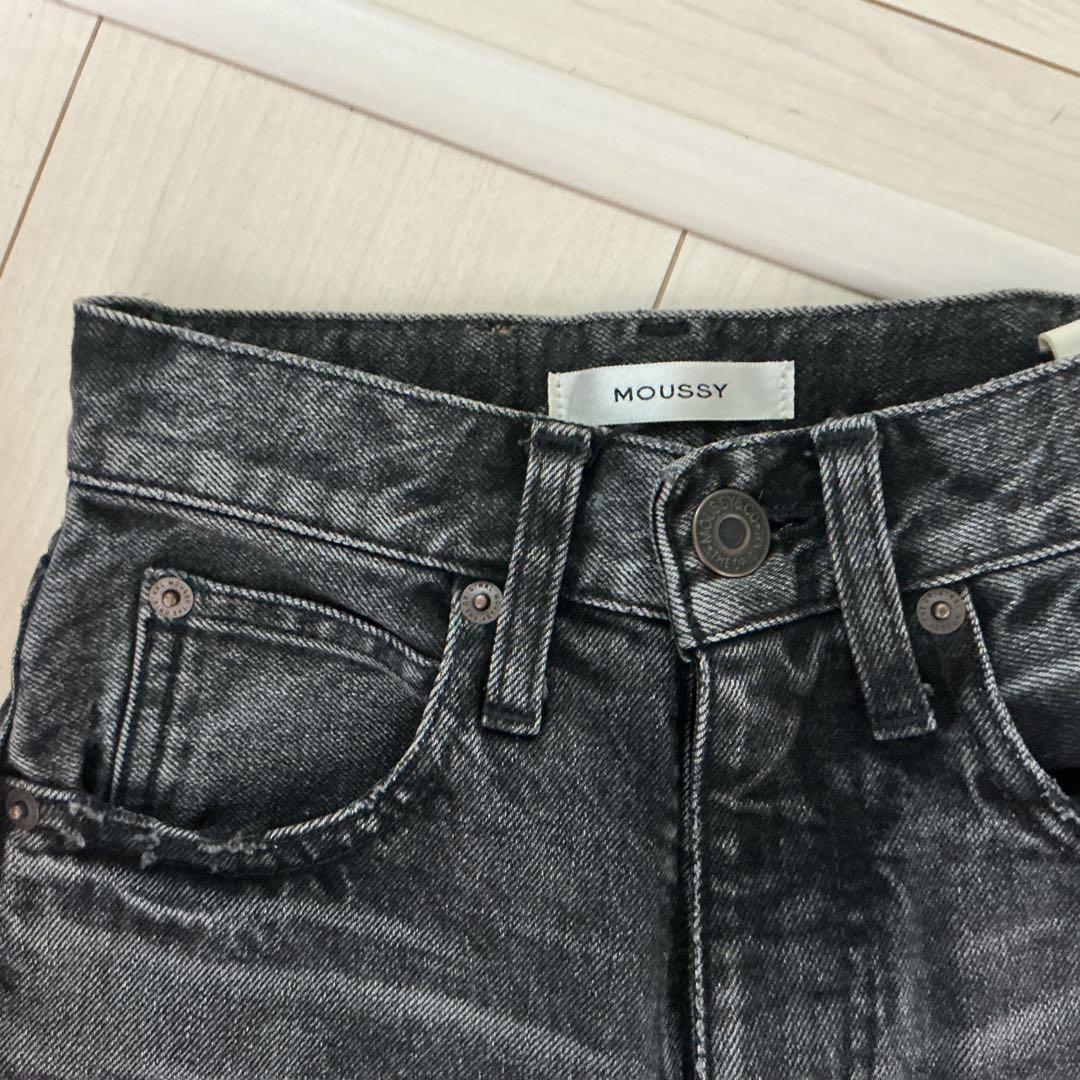 パンツ MOUSSY MVS BLACK FLARE