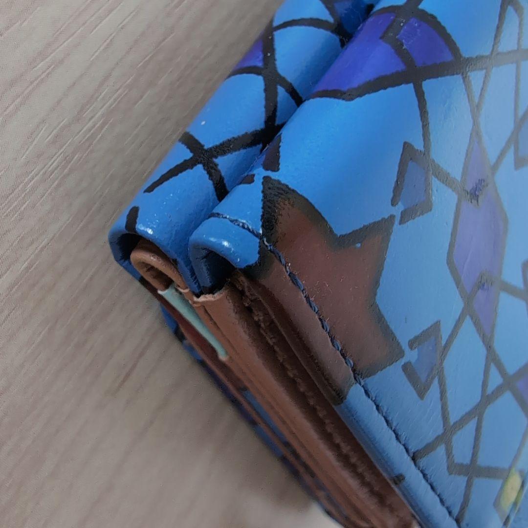 tsumori chisato CARRY 折り財布　ハンドクロスステッチ