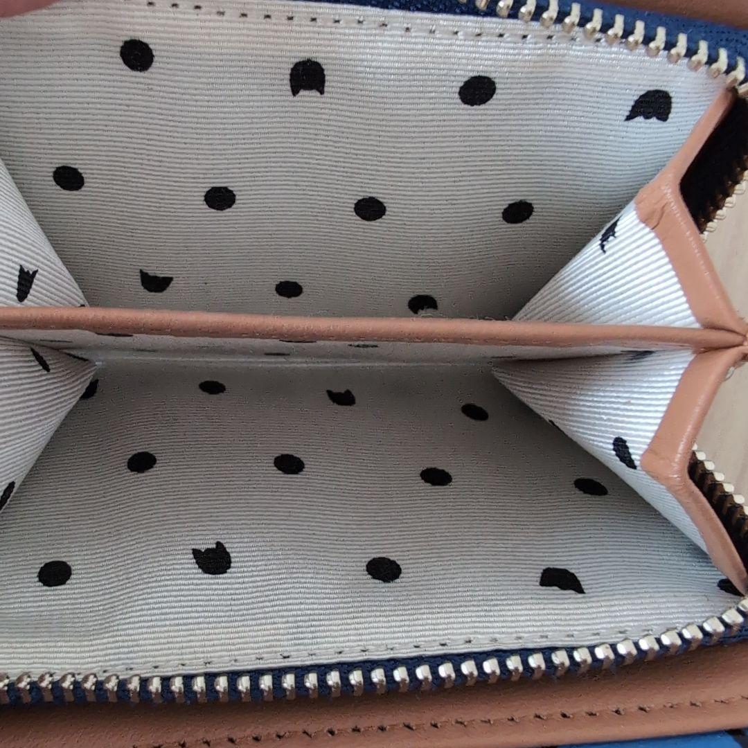 tsumori chisato CARRY 折り財布　ハンドクロスステッチ