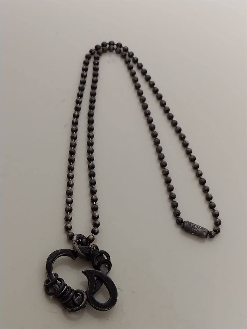 03ナンバーナインハート涙ネックレスシルバーnumbernine正規品