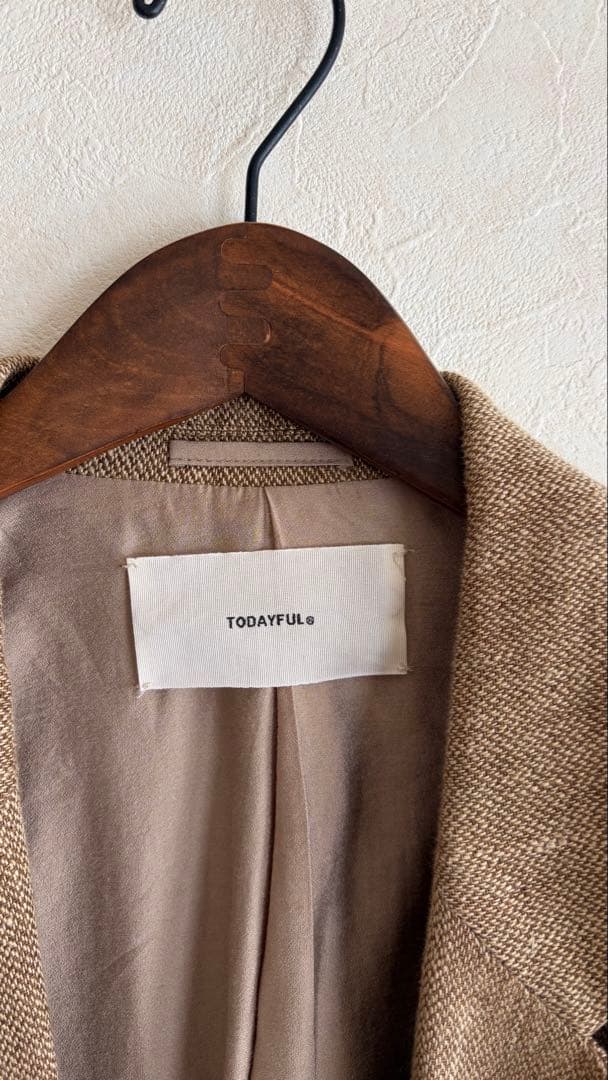 ジャケット・アウター TODAYFUL boyfriend linen jacket 38 BEIGE