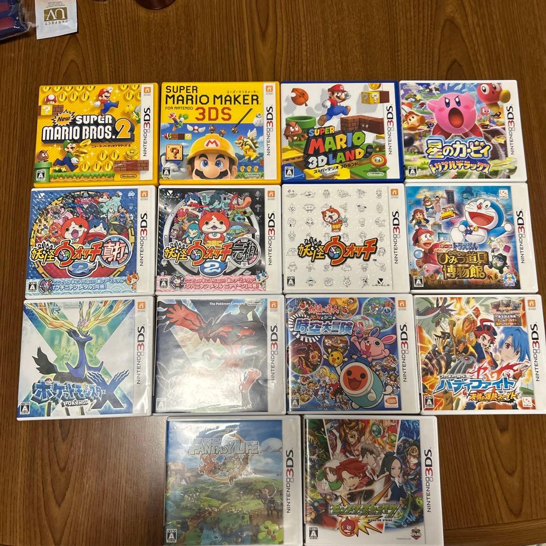 値下げ　3DSゲームソフト13本まとめ売り
