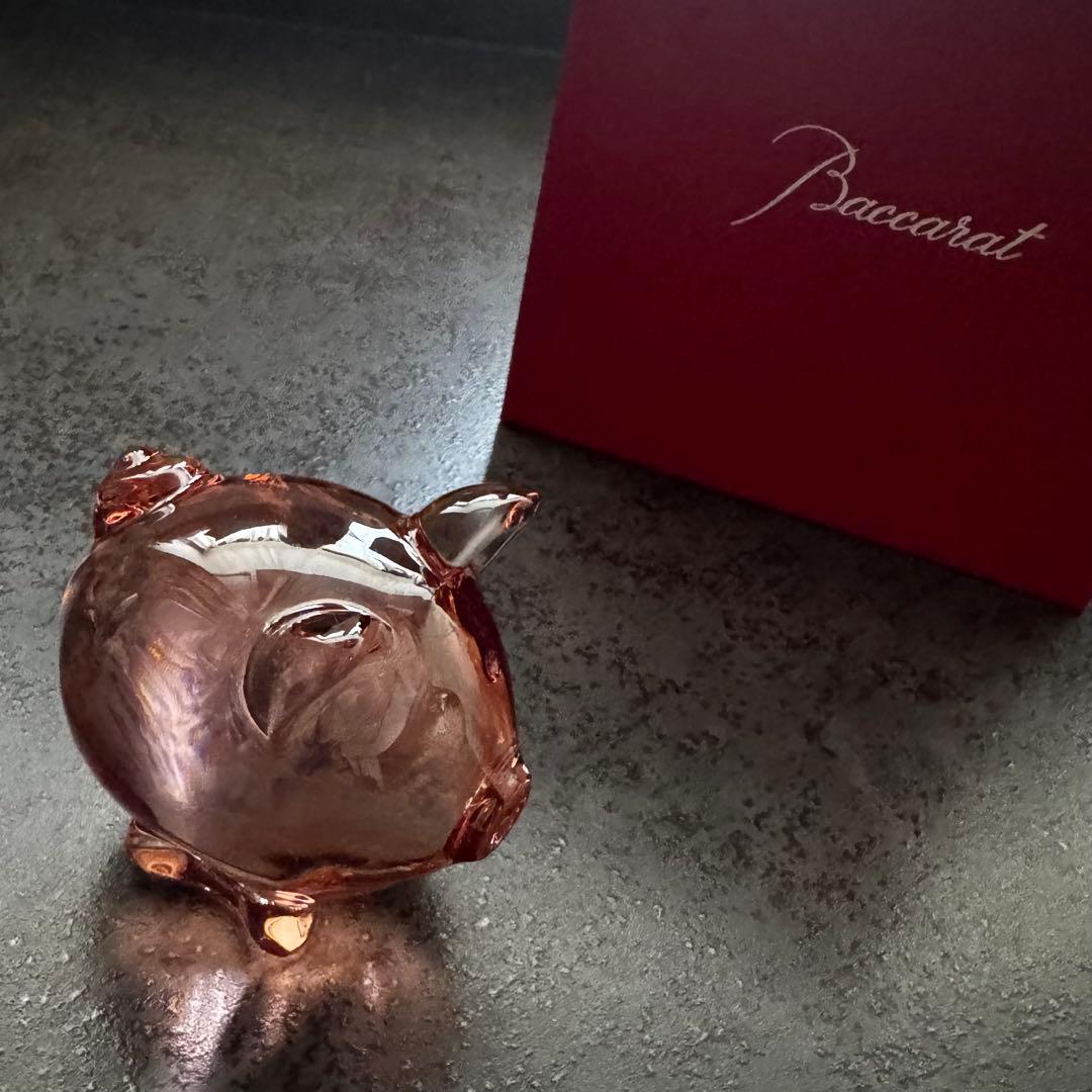 Baccarat バカラ ミニマルズ 豚 オブジェ ピッグ 豚