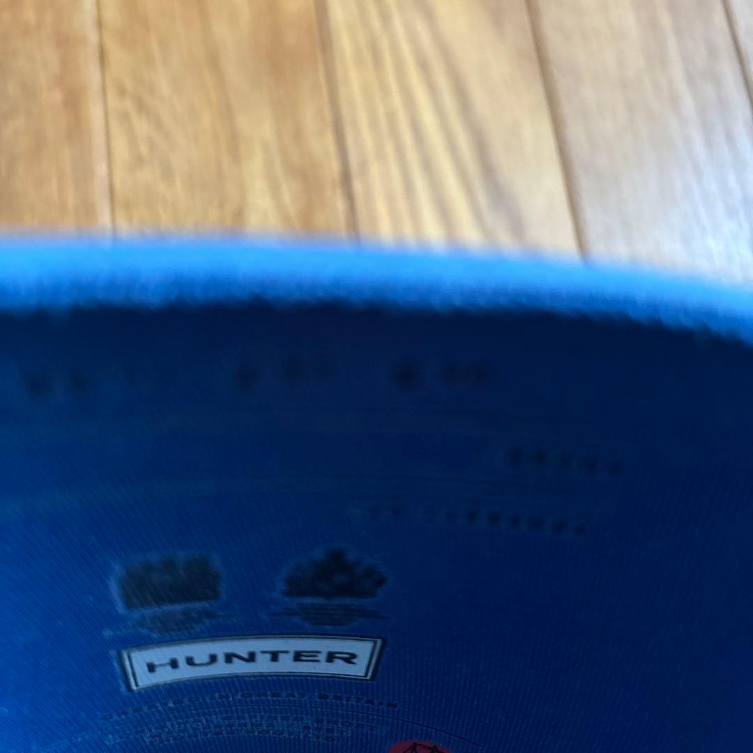 lucy　　　HUNTER 青 長靴 レインブーツ