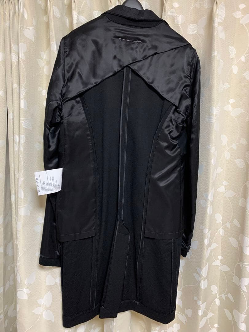 MM6 コート　ロング　黒　タグ　マルジェラ　新品　タグ付き