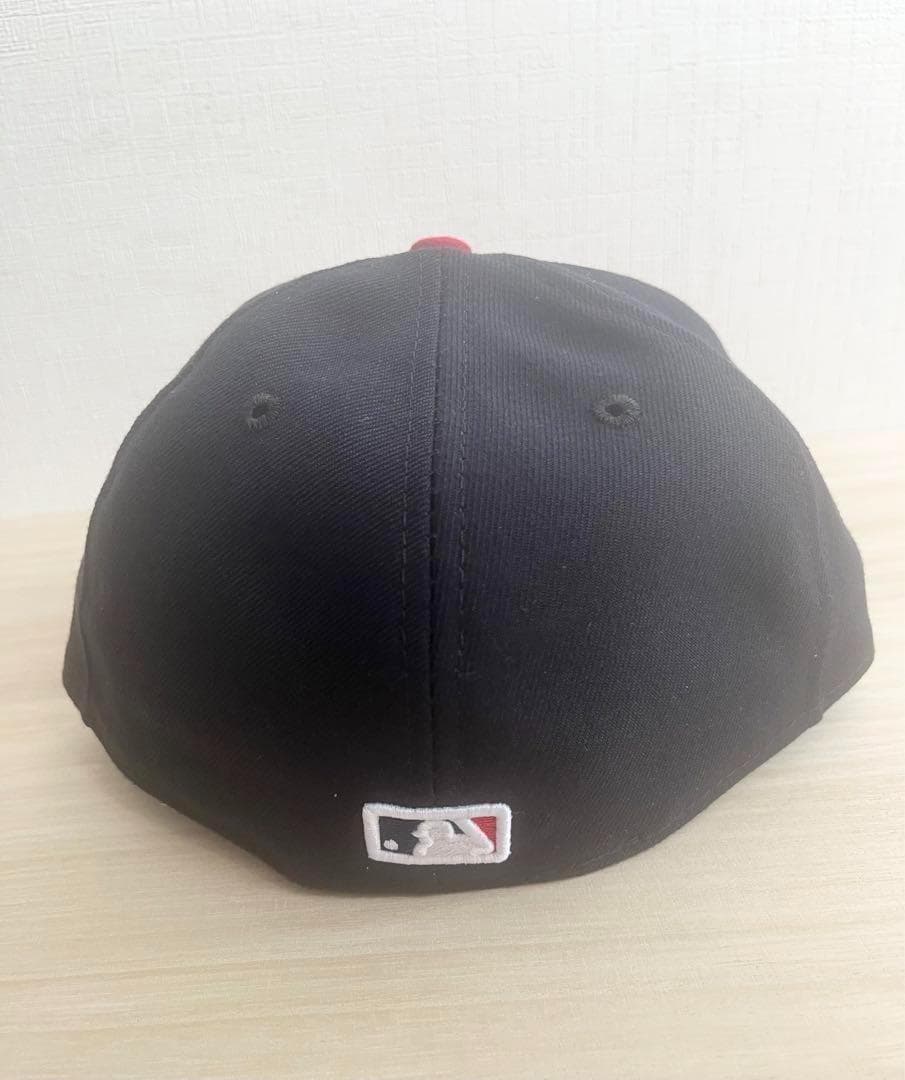 ニューエラ インディアンス キャップ 59Fifty 7 1/4 ネイビー