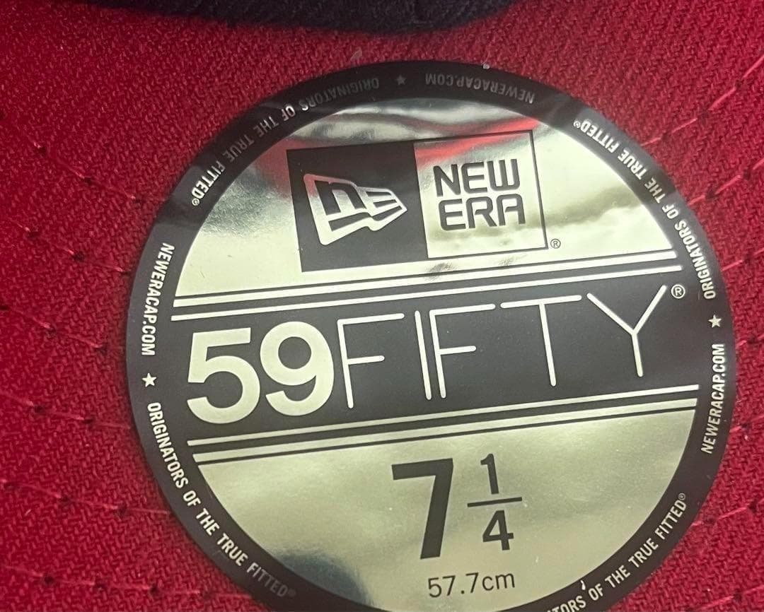 ニューエラ インディアンス キャップ 59Fifty 7 1/4 ネイビー