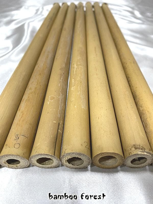 篠竹／女竹 篠笛／横笛素材 採取後10年以上物 21.5~22.0mm②