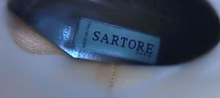 【イタリア製】SARTORE レザーロングブーツ 25.0　高級な本革