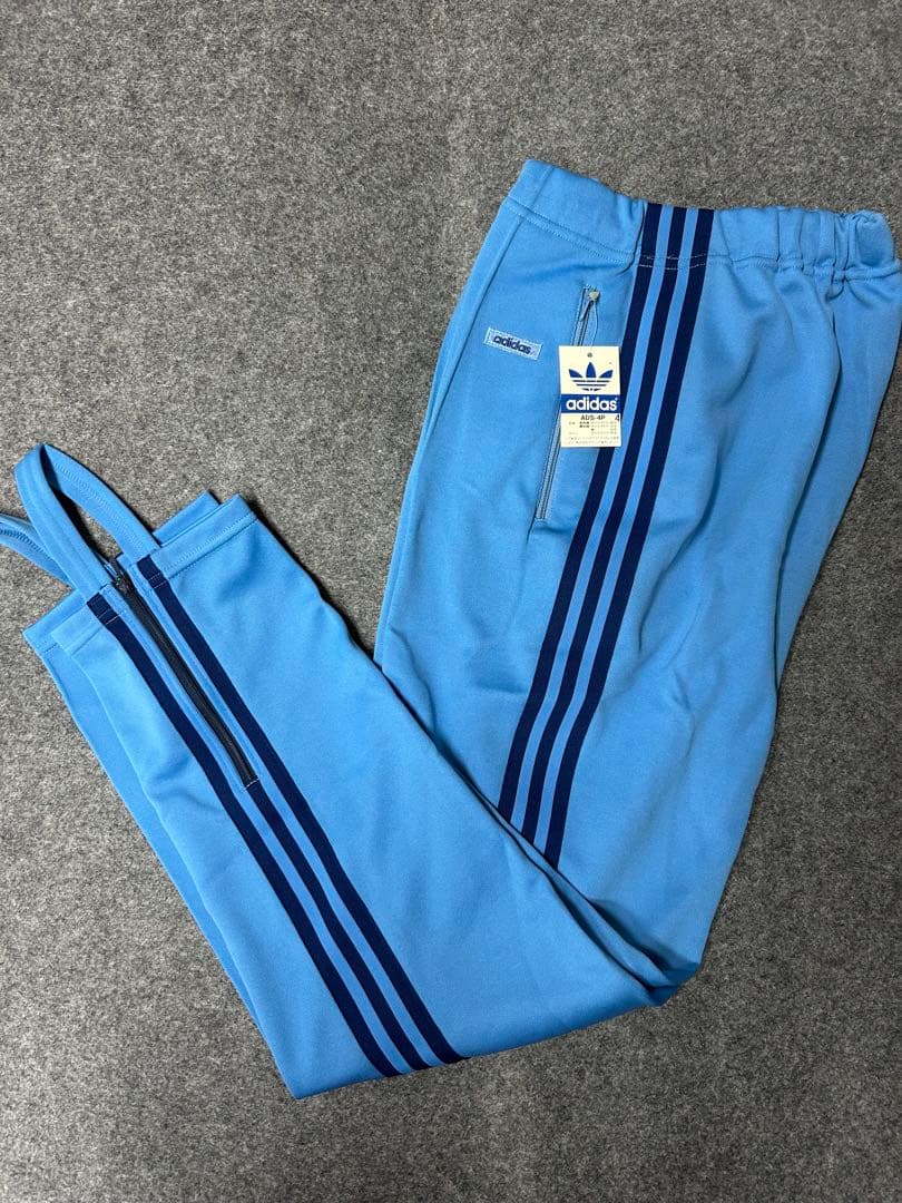 アディダス　ヴィンテージジャージパンツ　Ｌサイズ　昭和当時物　新品タグ付きです♪