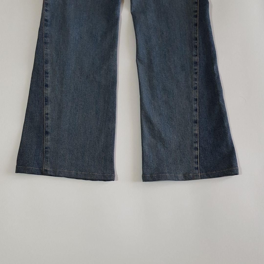 新品 タグ付き サムシング LISA FLARE SKY31 デニムパンツ 28
