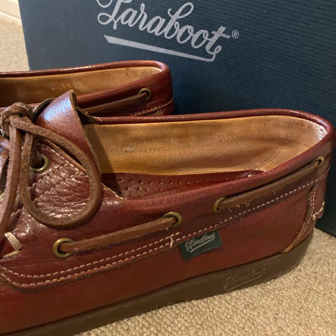 Parabootモカシン シボ革 鹿革 barth バース