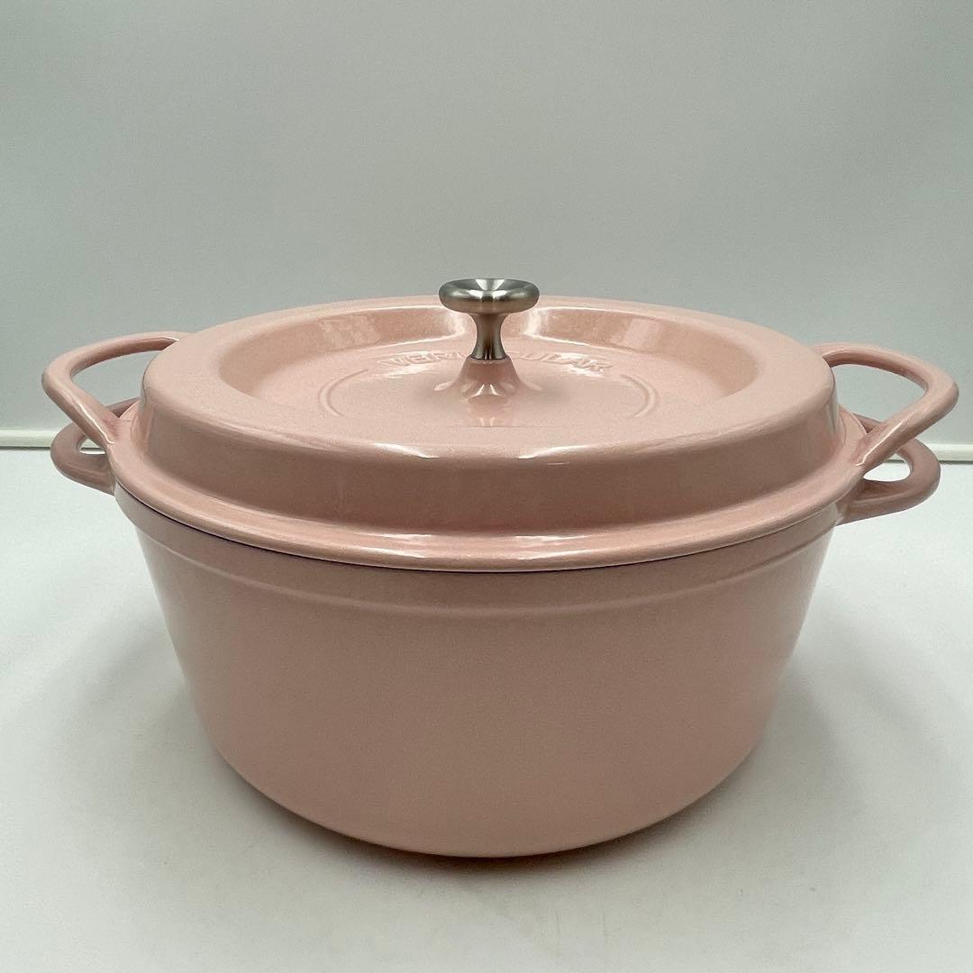 VERMICULAR オーブンポットラウンド パールピンク　26cm