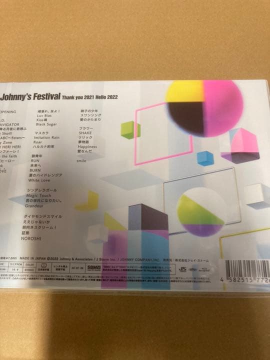 Johnny’s Festival Thank you Blu-ray初回新品