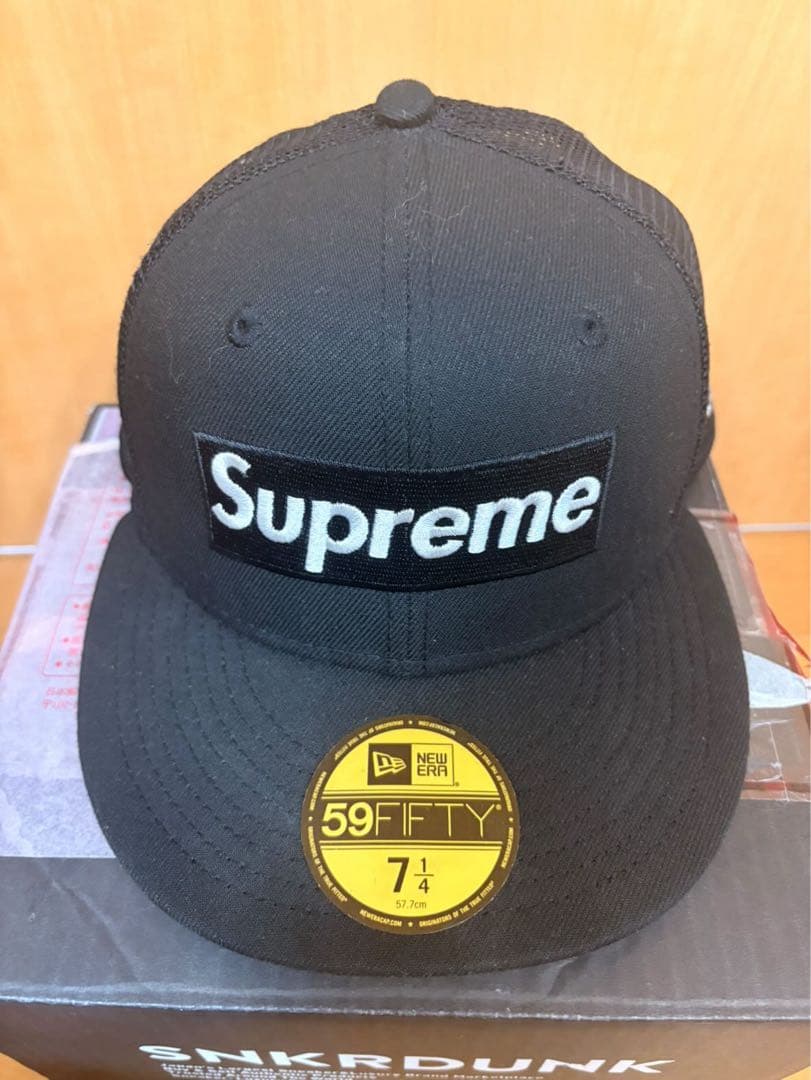 supreme キャップ 黒