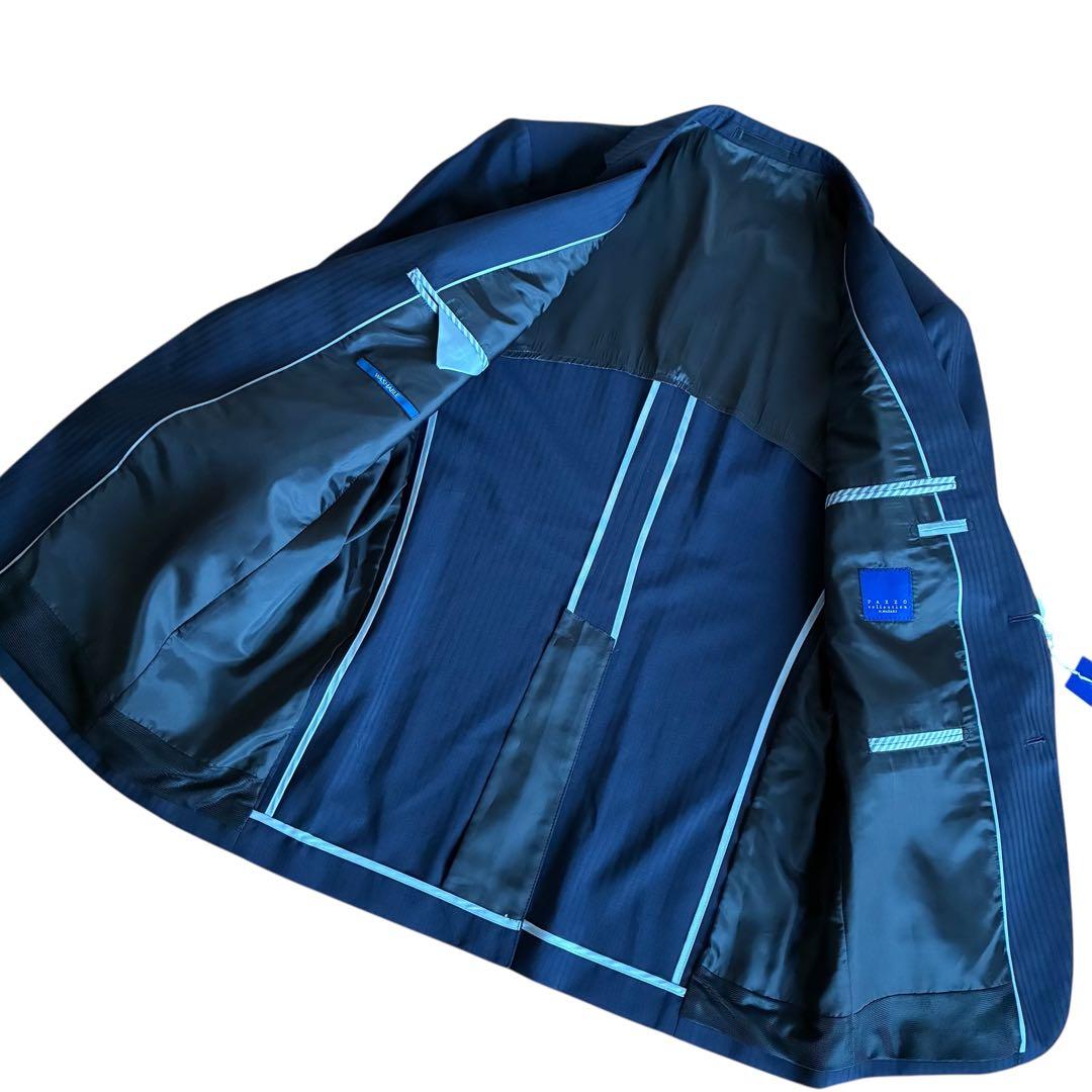 新品タグ付青山 PAZZO collection スーツ A4 2パンツ