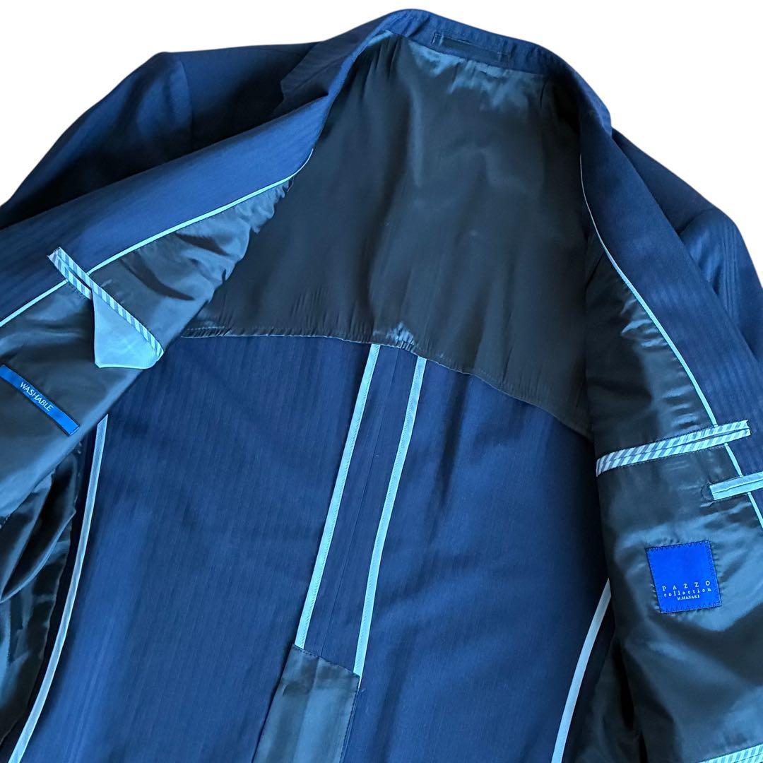 新品タグ付青山 PAZZO collection スーツ A4 2パンツ