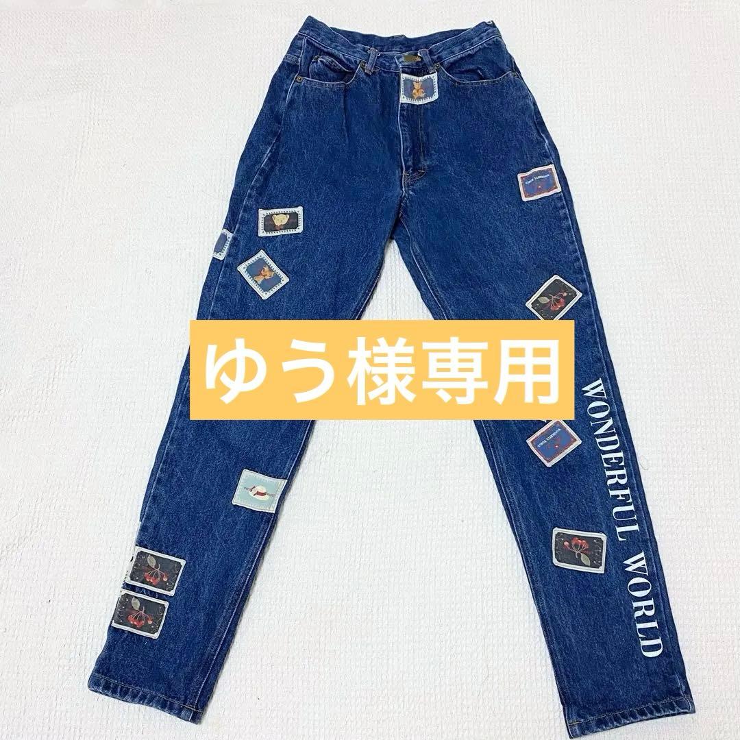 専用＊ワンダフルワールド ＊ ワッペン デニム パンツ ＊ピンクハウス