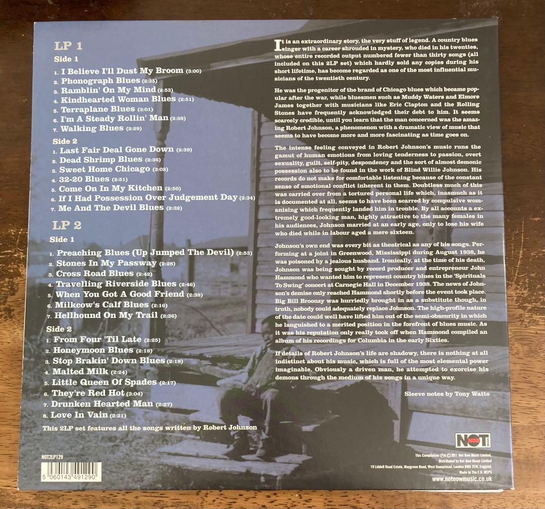 ■高音質180g重量盤2LP◾️ブルース歴史的名盤◾️ROBERT JOHNSON