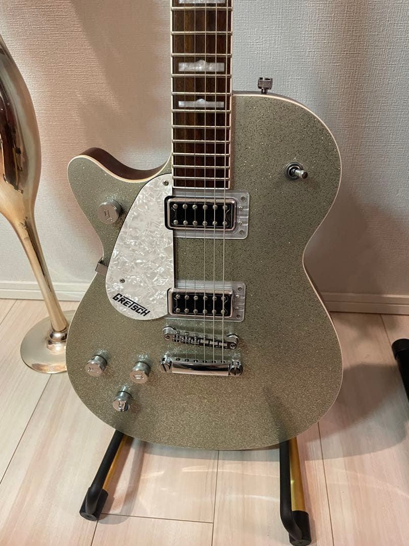 グレッチ　エレクトロマチック　GRETSCH レフト　希少　シルバー　CYG美品