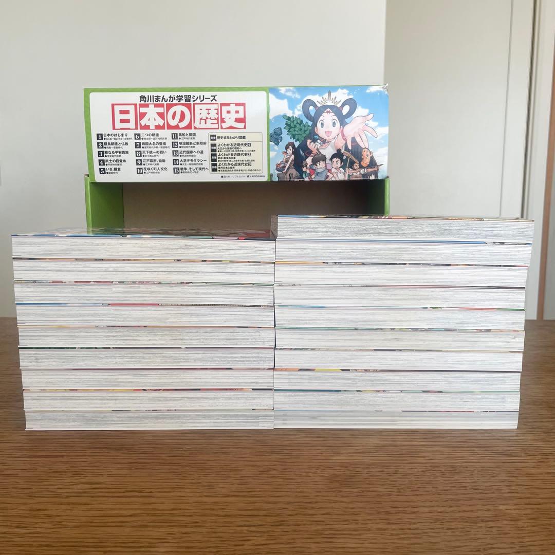 日本の歴史 全15巻+別巻4冊定番セット　角川まんが学習シリーズ