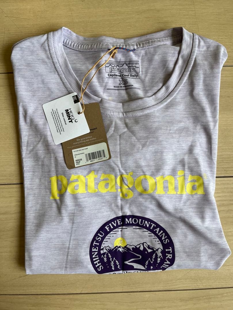 patagoniaキャプリンクールデイリー XS 信越五岳2025参加賞Tシャツ