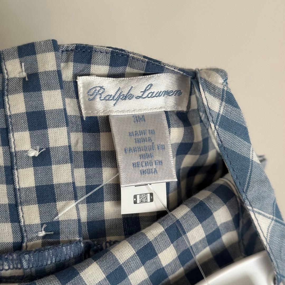 Ralph Lauren チェック コットン ドレス＆ブルマー