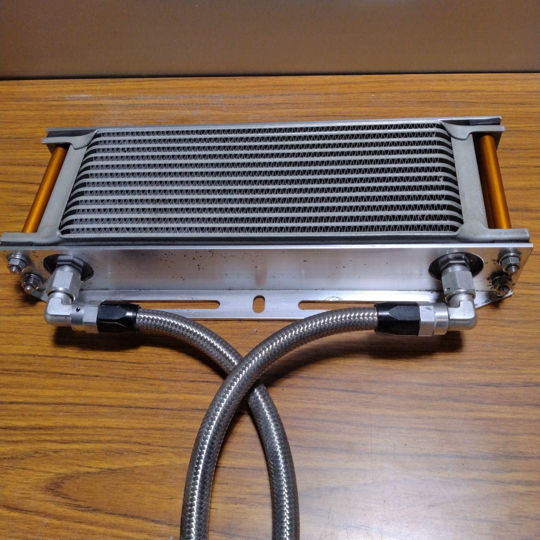 う*た様 オイルクーラー13段 ステンレスホース付　ゼファー750取外し　カワサ