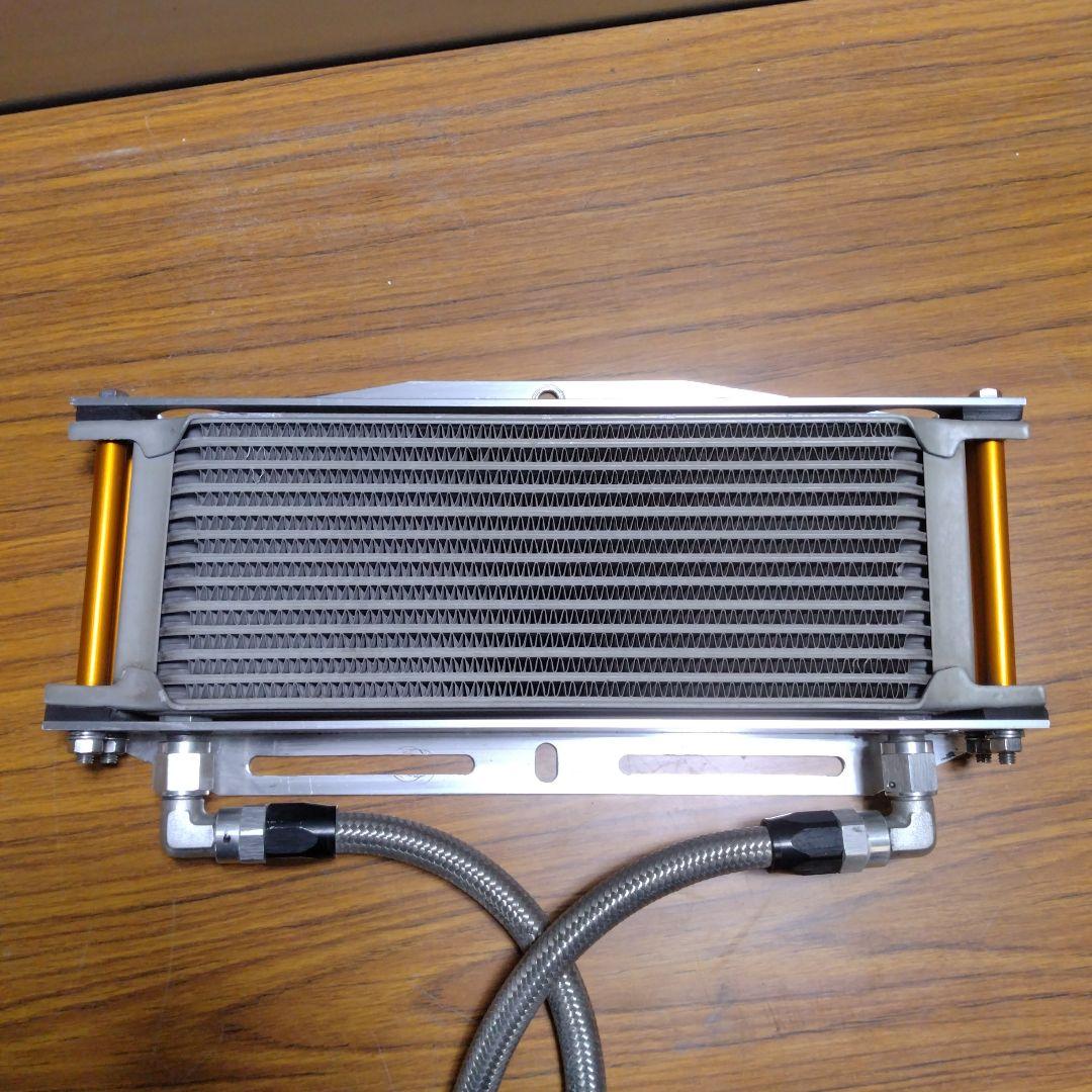 う*た様 オイルクーラー13段 ステンレスホース付　ゼファー750取外し　カワサ