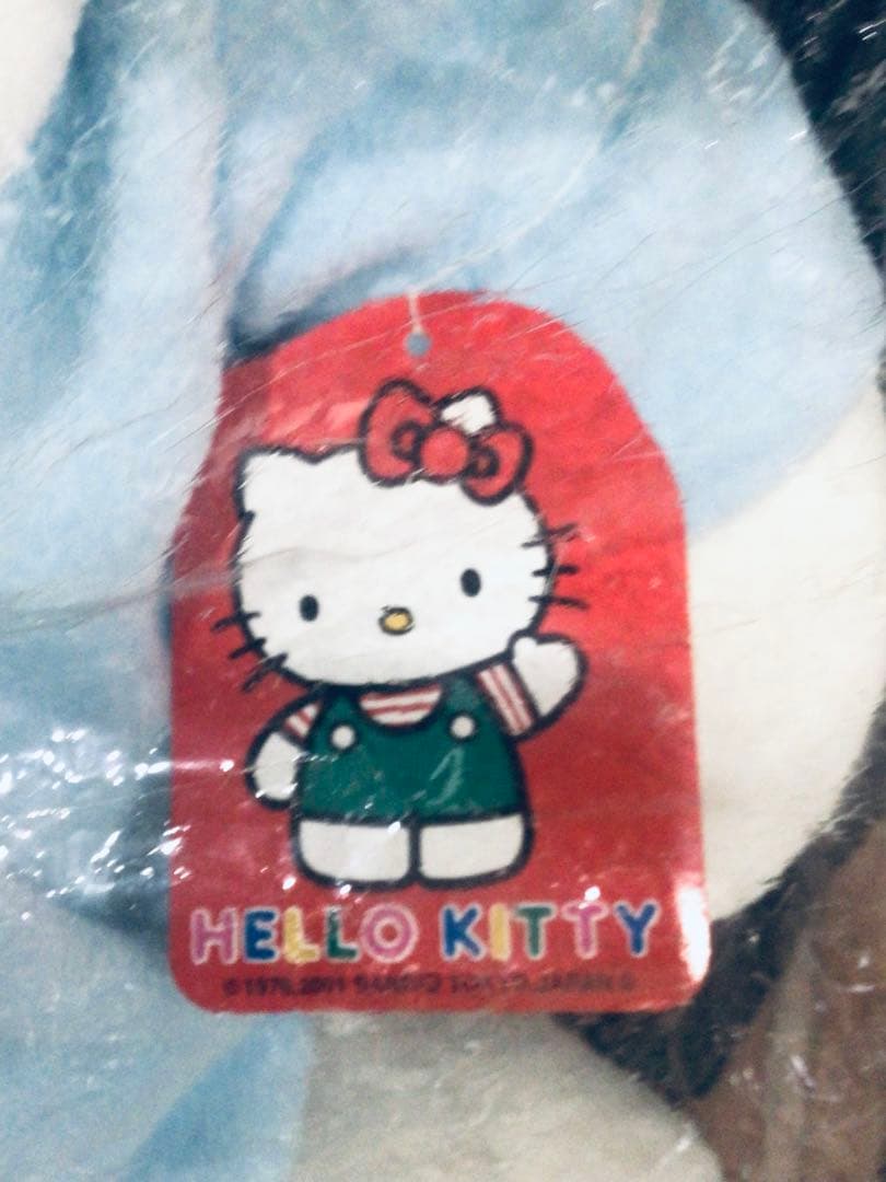 2001年 日本限定 ハローキティ 特大 ぬいぐるみ パジャマ 水色 未使用品