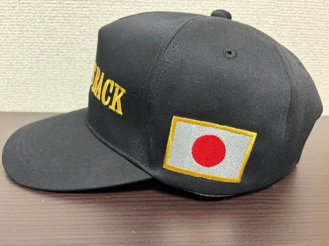 高市早苗　JAPAN IS BACK キャップ　ブラック