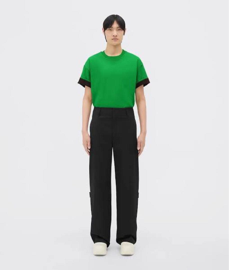 BOTTEGA VENETA ボッテガヴェネタ 刺繍 ダブルレイヤード Tシャツ