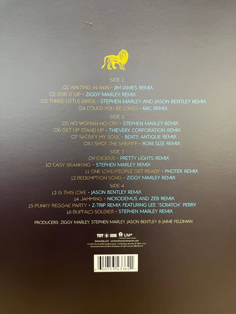 洋楽 Bob Marley The Wailers / Legend Remixed