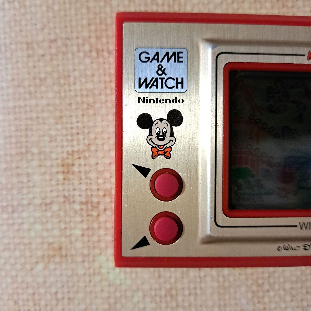 【動作確認済み】ミッキーマウス　任天堂　ゲームウォッチ 液漏れなし