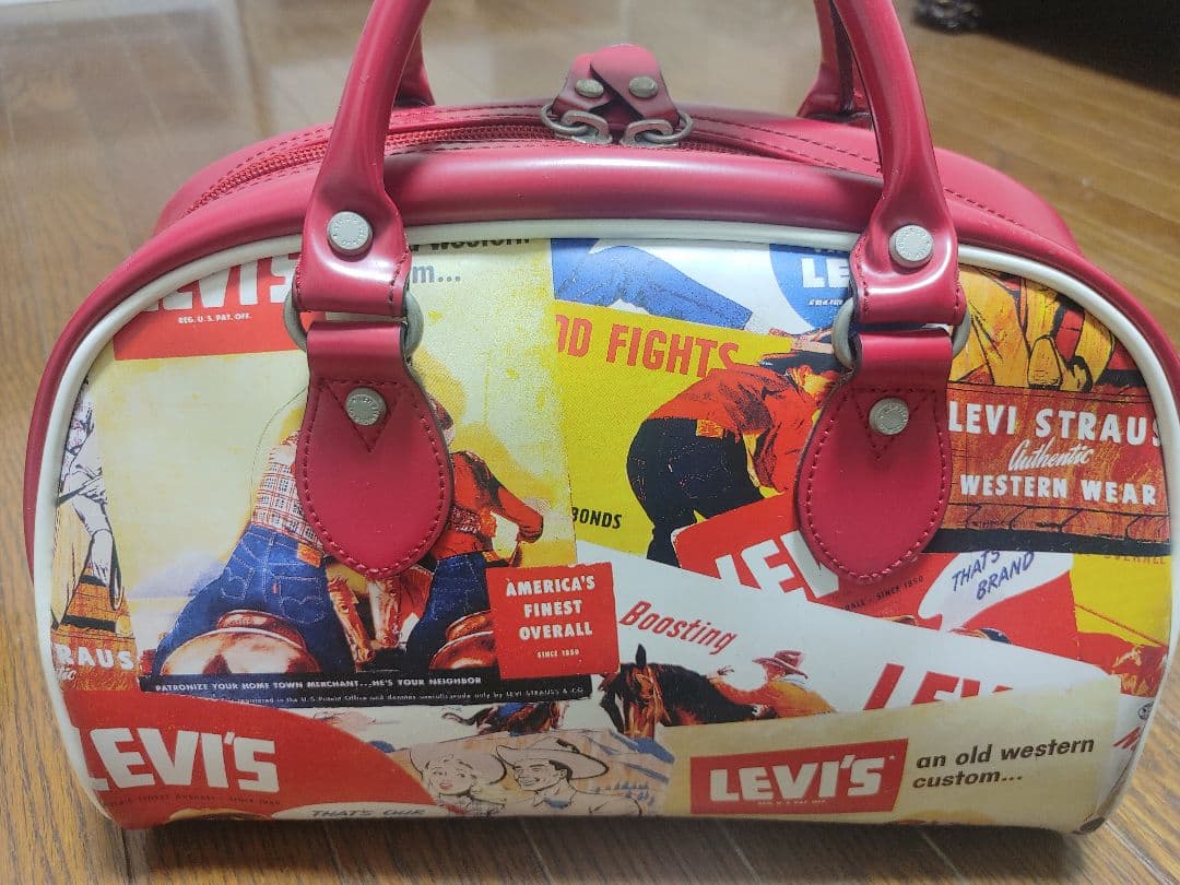LEVI'S レトロデザイン ボストンバッグ　希少