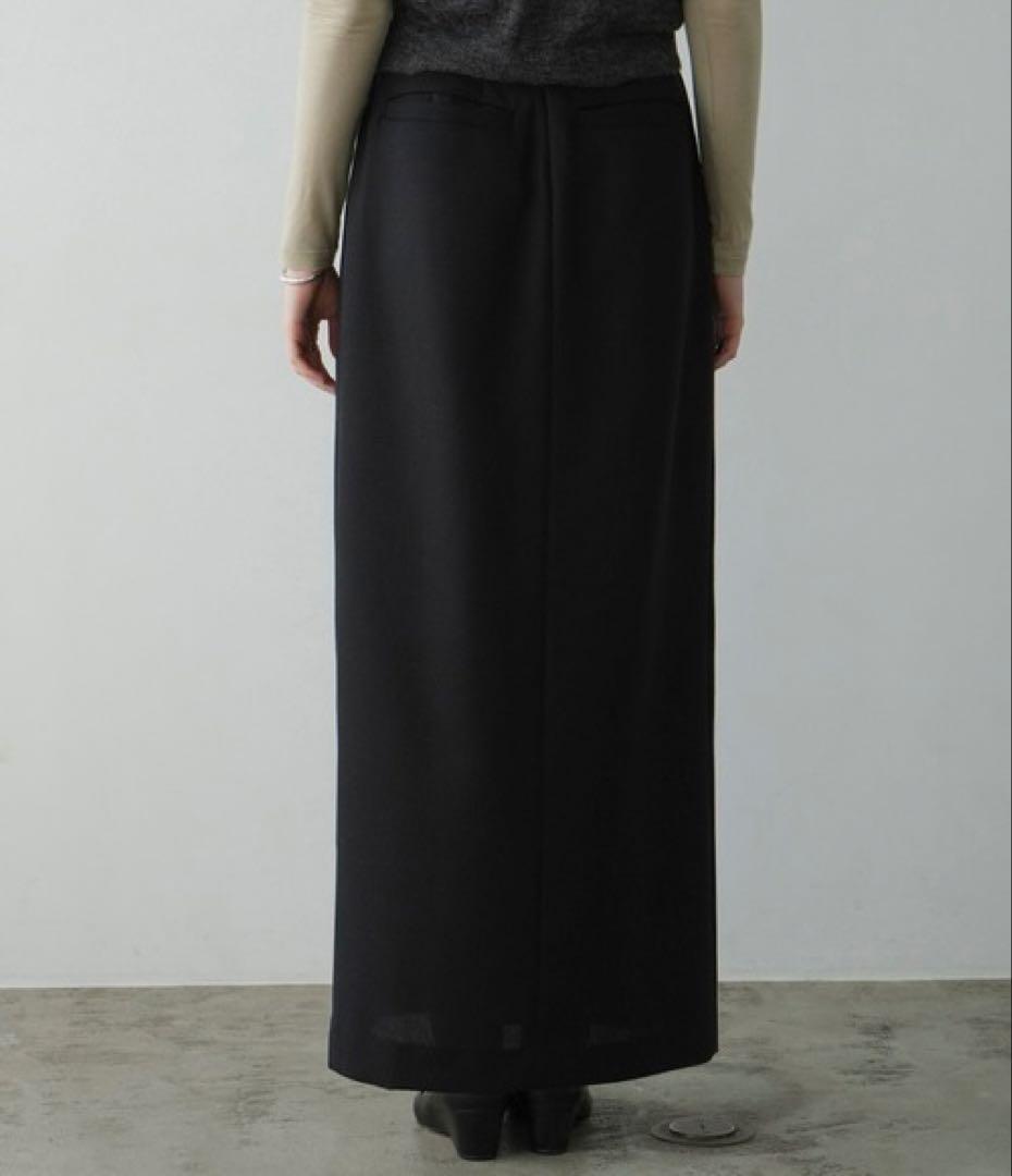 スカート [CLANE] FRONT SLIT TUCK SKIRT