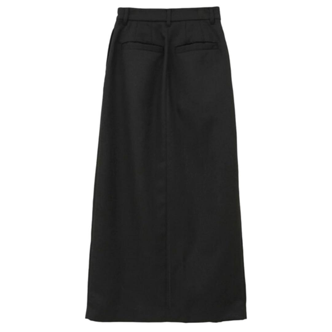 スカート [CLANE] FRONT SLIT TUCK SKIRT