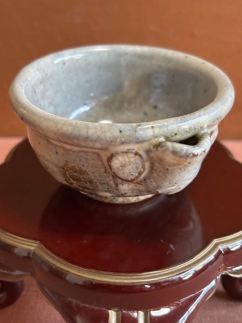 やまちゃん様専河井寛次郎作藁灰釉片口碗　検小鳥達の水場　一品物