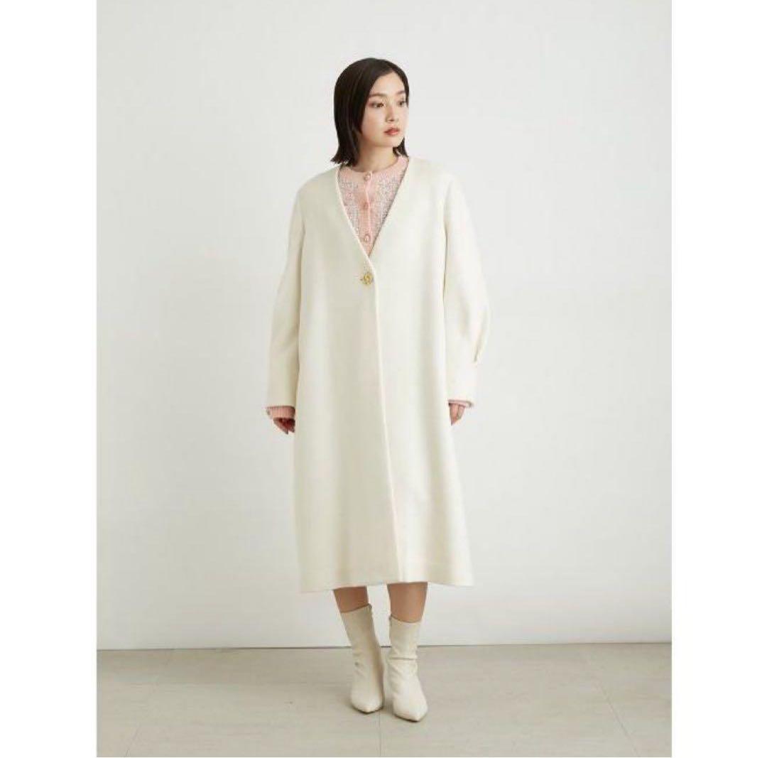 新品未使用Lily Brown リリーブラウン ノーカラーコート