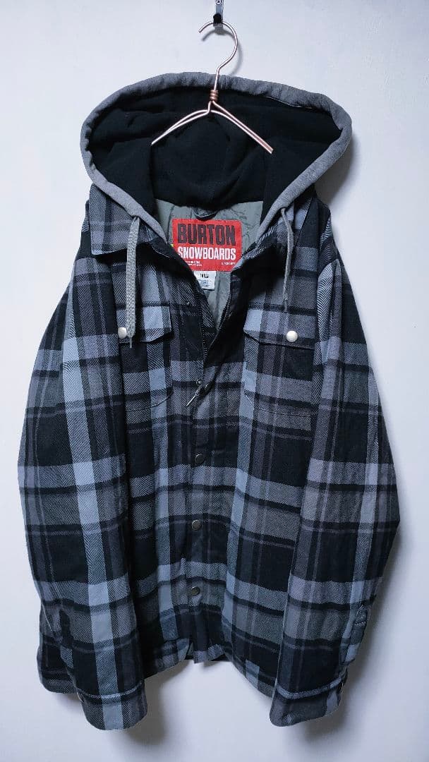 【BURTON バートン】スノーボードウェア ジャケット チェック メンズL