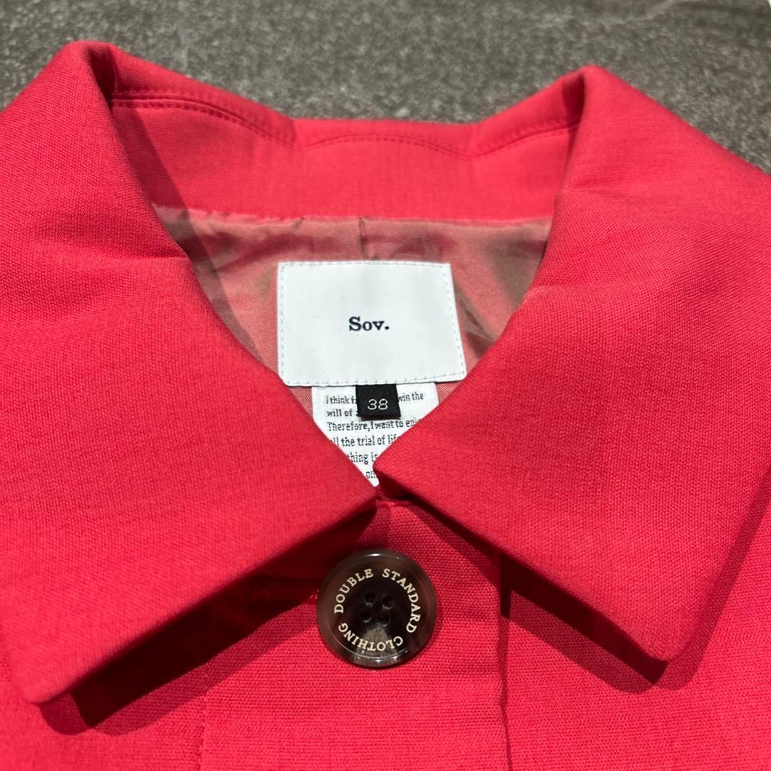 お値下げ！DOUBLE STANDARD CLOTHING. 赤 ロングコート