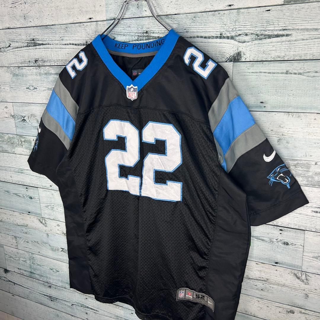 ナイキ NFL 全刺繍 パンサーズ アメフトゲームシャツ XL 5416