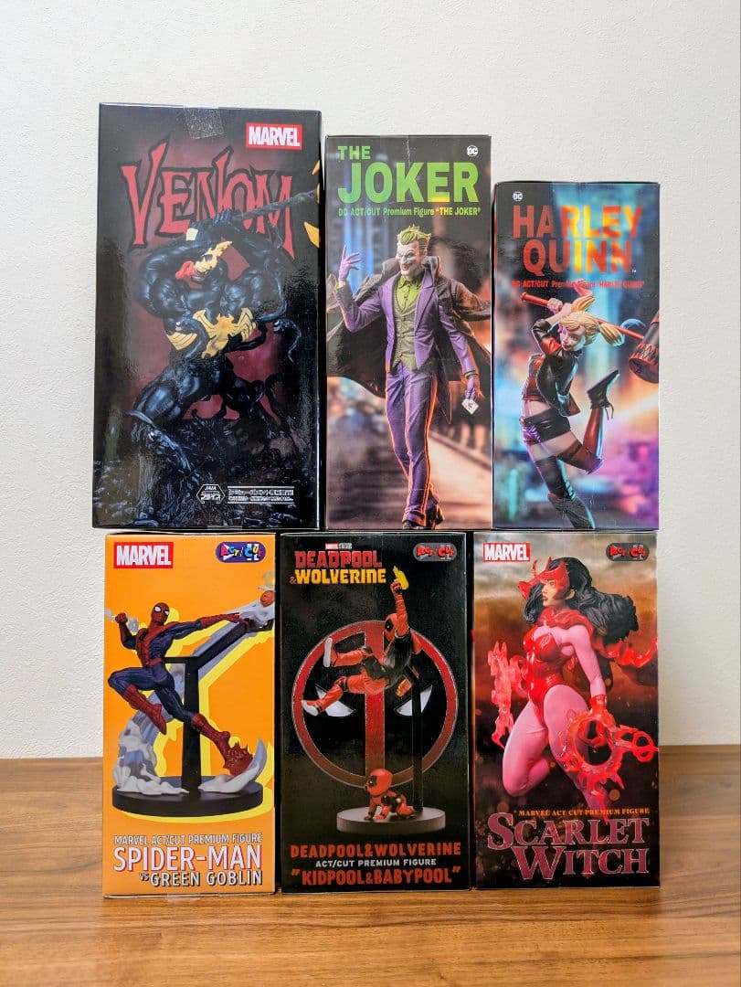 MARVEL マーベル　DC フィギュアまとめ売り　計6個セット