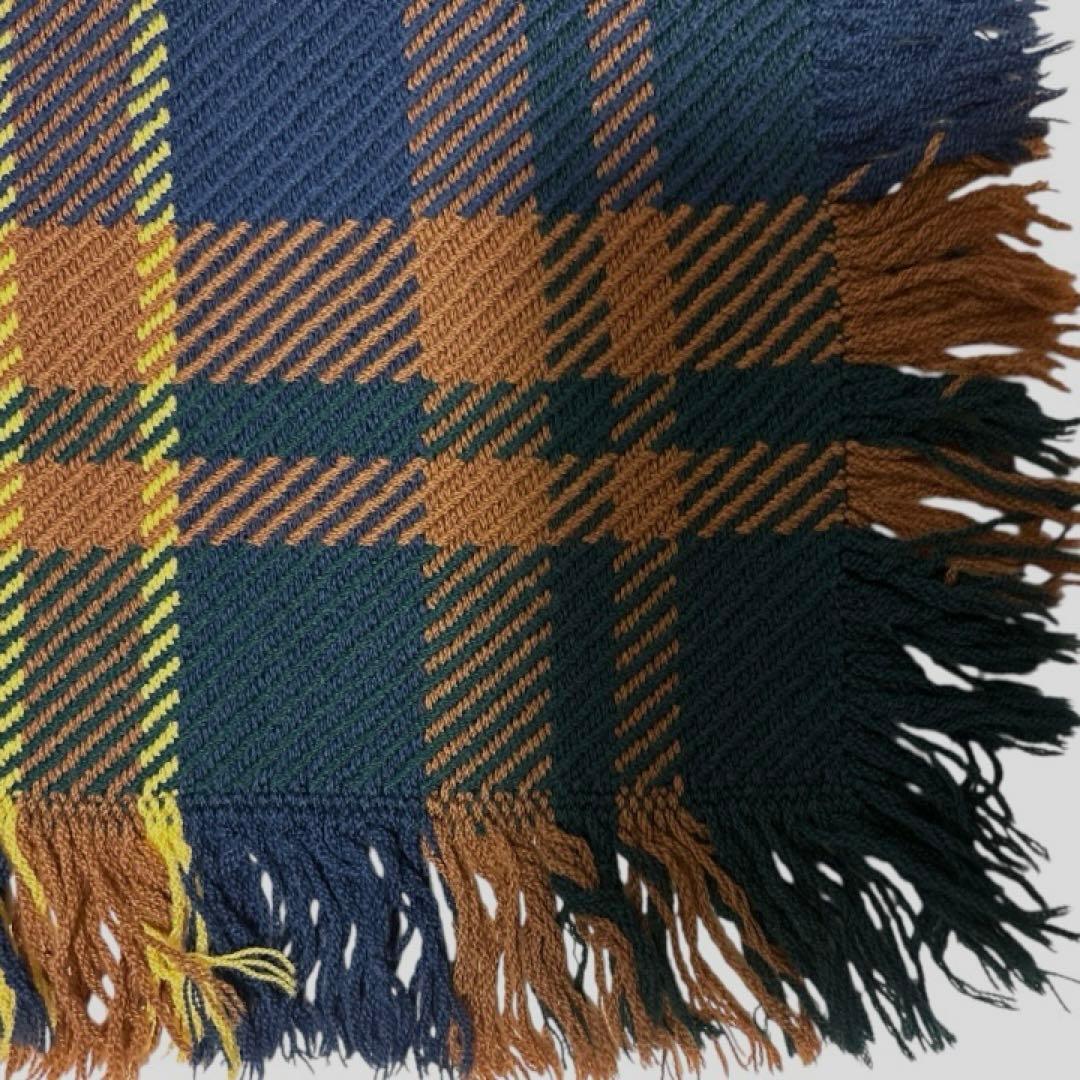 すいか　MACKINTOSH チェック柄 大判ストールマフラー
