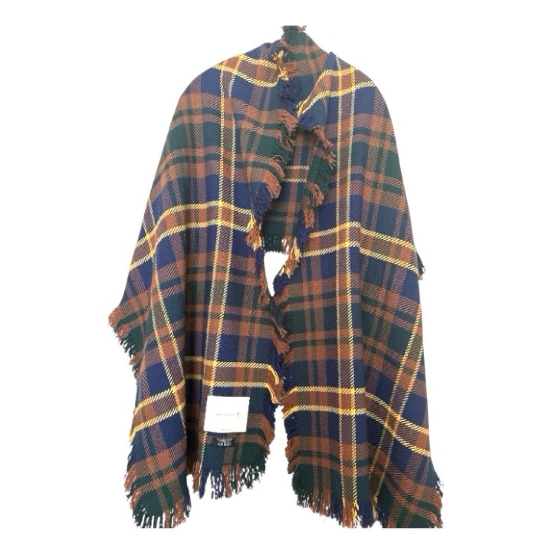 すいか　MACKINTOSH チェック柄 大判ストールマフラー